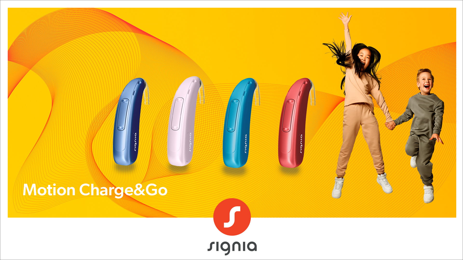 Aides auditives Signia Motion X enfants - nouveaux coloris