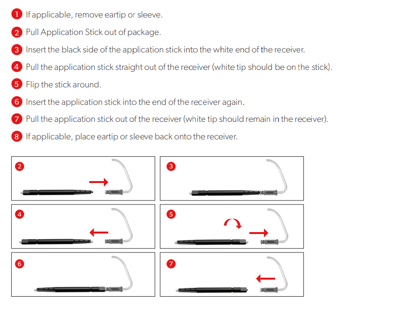 How to change a waxguard on a Signia RIC hearing aid