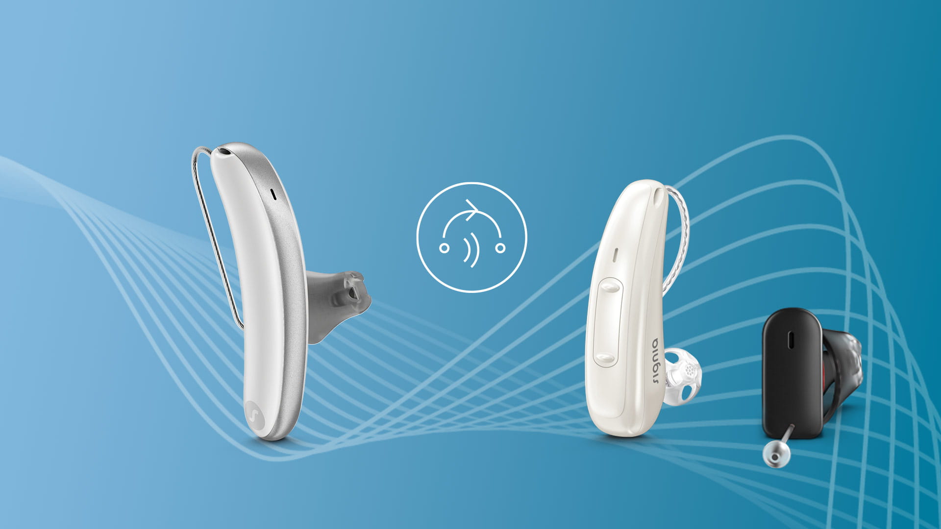 Signia IX CROS hearing aids for single-sided hearing loss