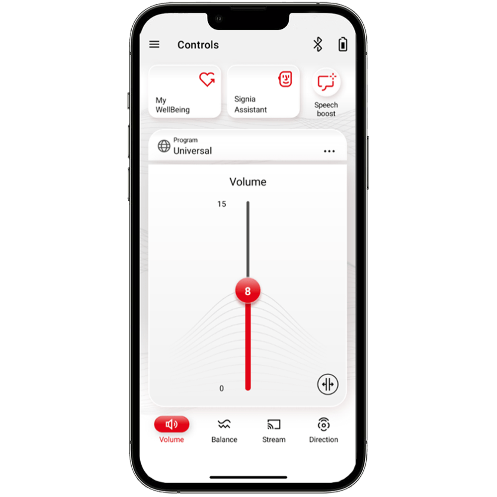 Signia App: Remote Control